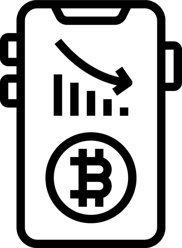 Bitcoin wallet icon vector