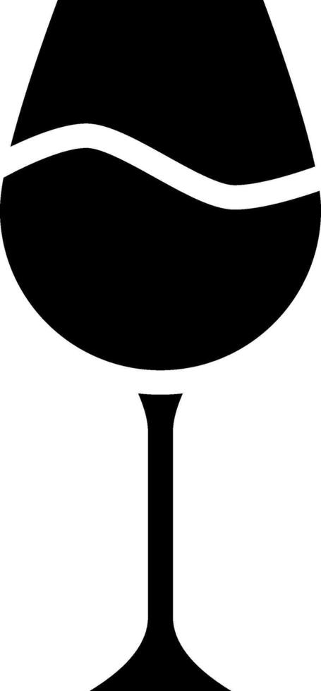 Wine glass icon vector