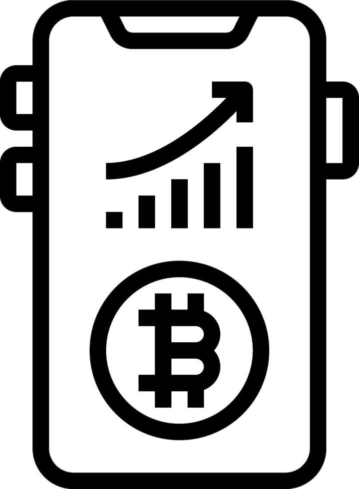Bitcoin wallet icon vector