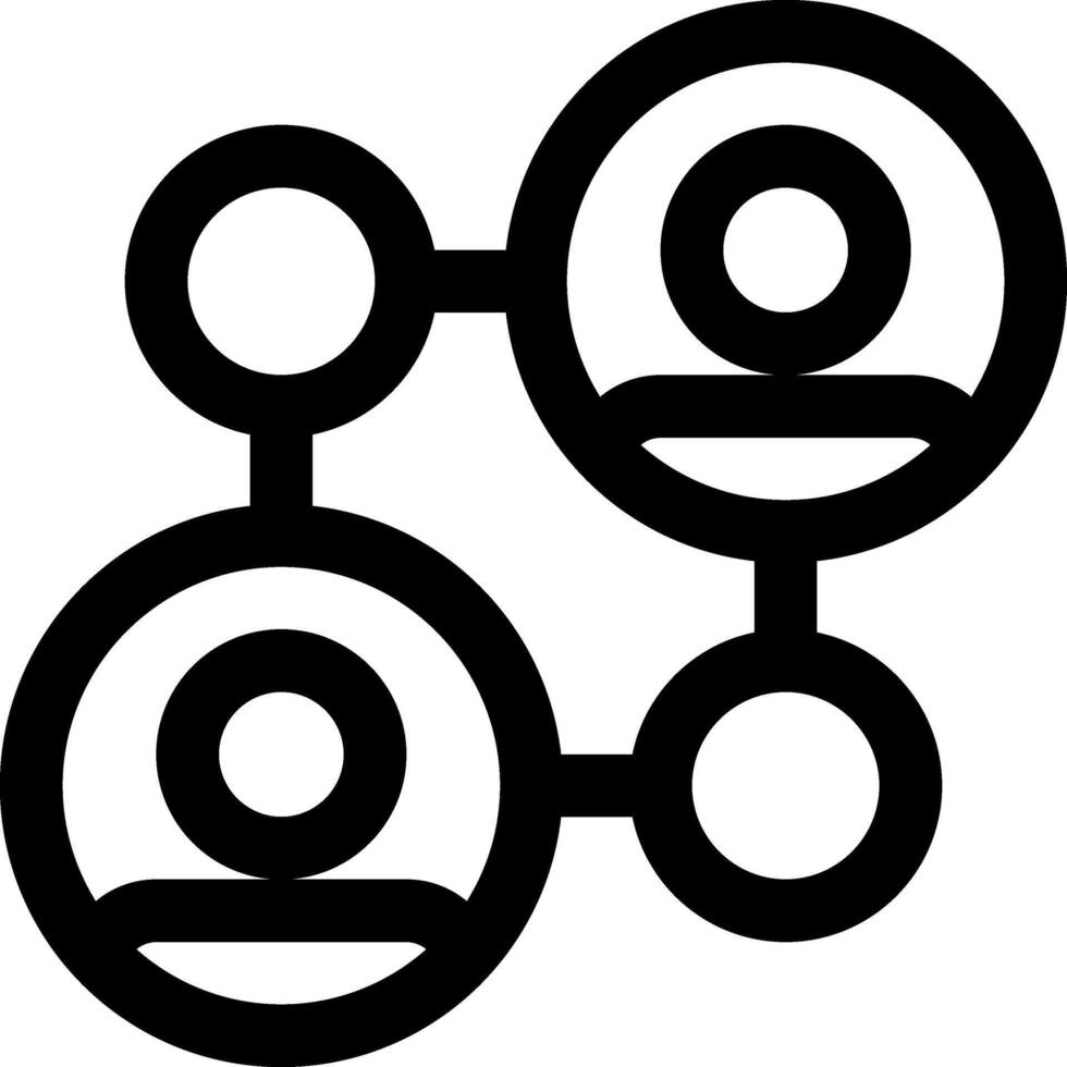 A black and white image of a group of people vector