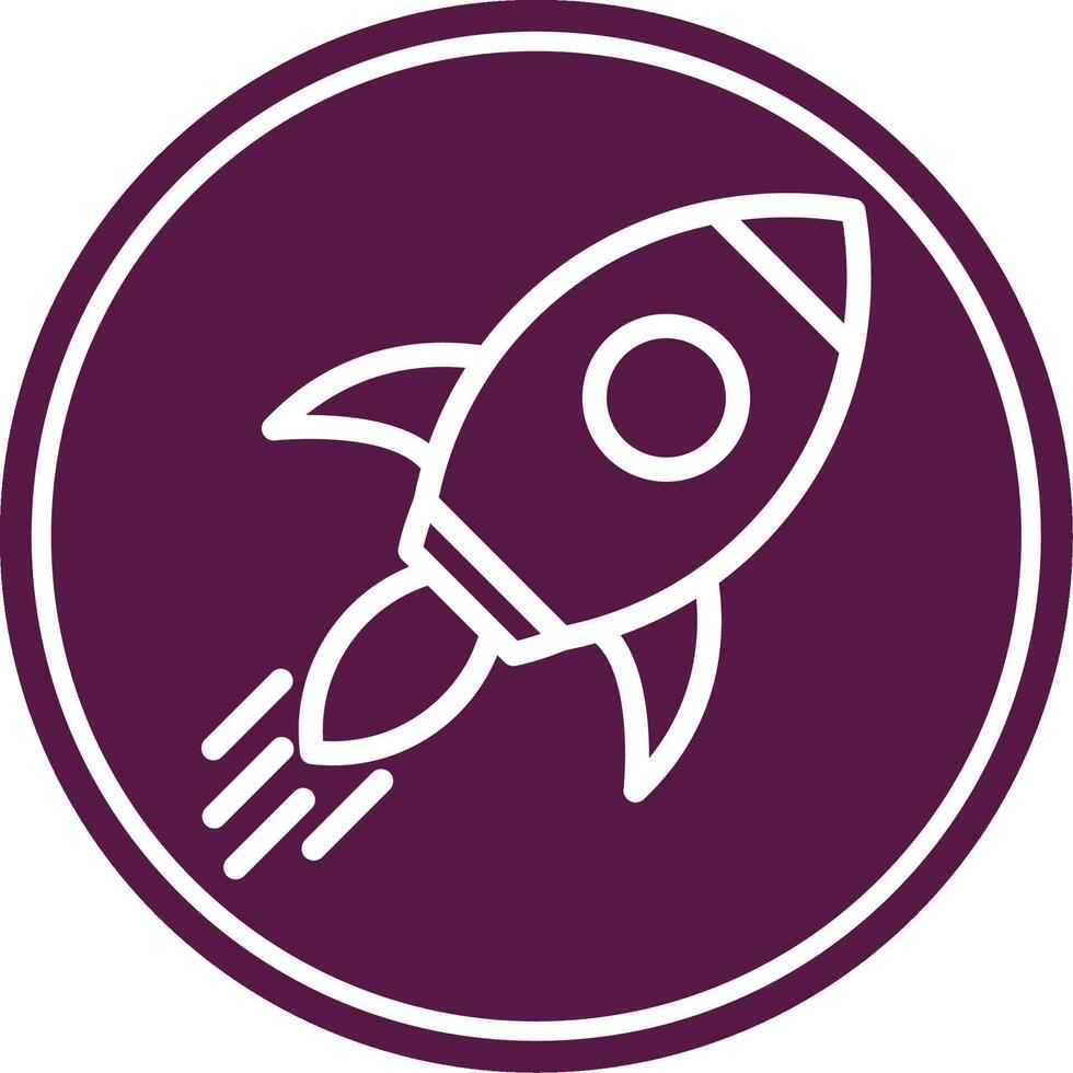 Startup Line Circle Icon vector