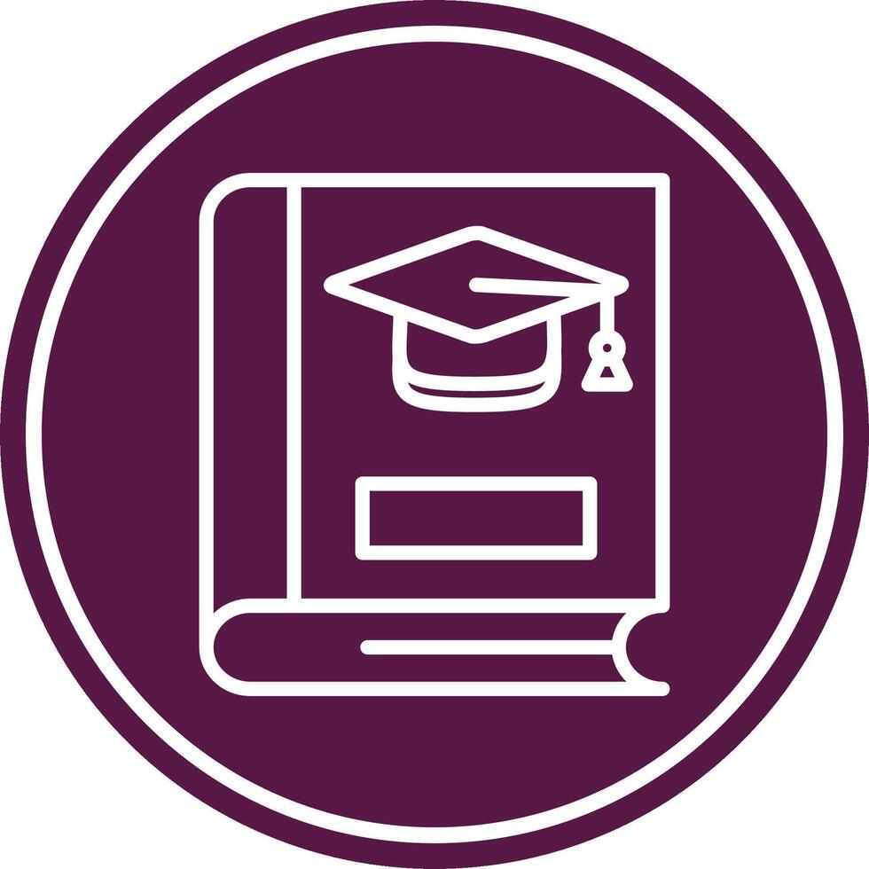 5Graduation Line Circle Icon vector