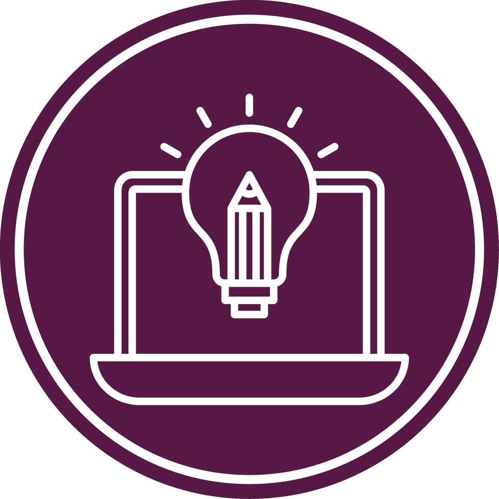 Creative Line Circle Icon vector