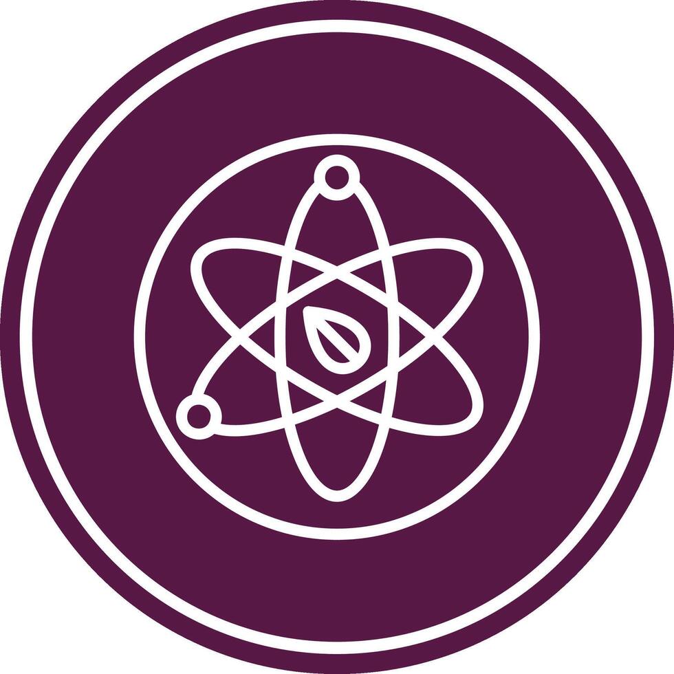 Science Line Circle Icon vector