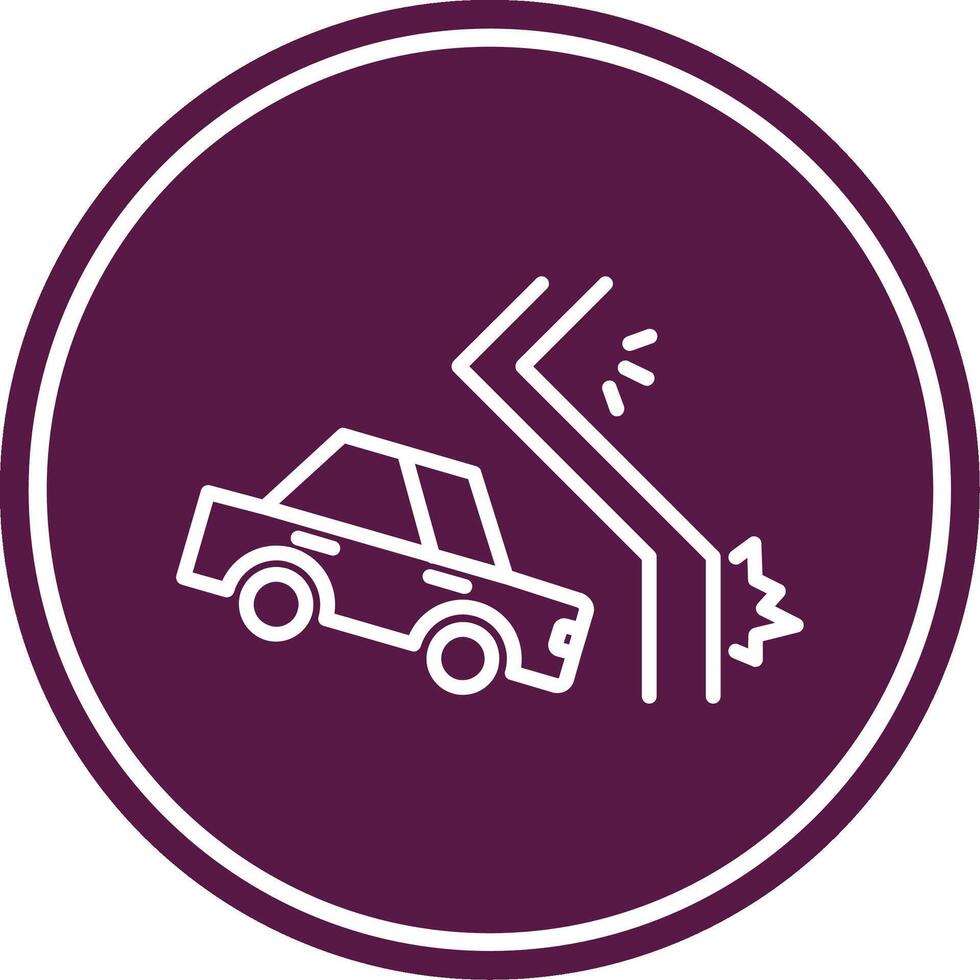 Car Crash Icon vector
