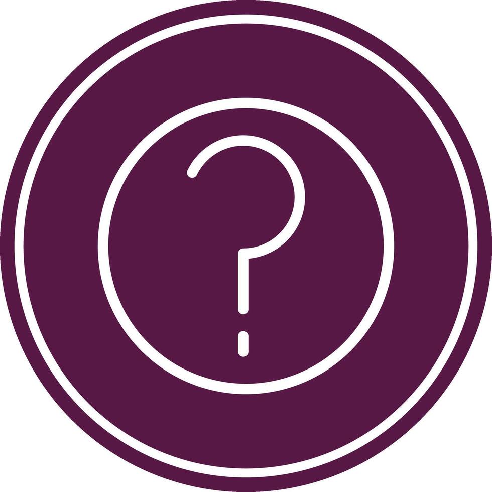 Help Line Circle Icon vector