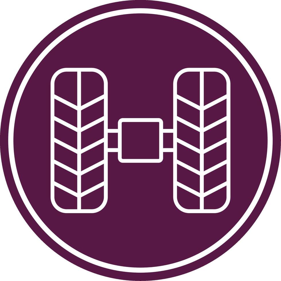 Wheel Alignment Icon vector