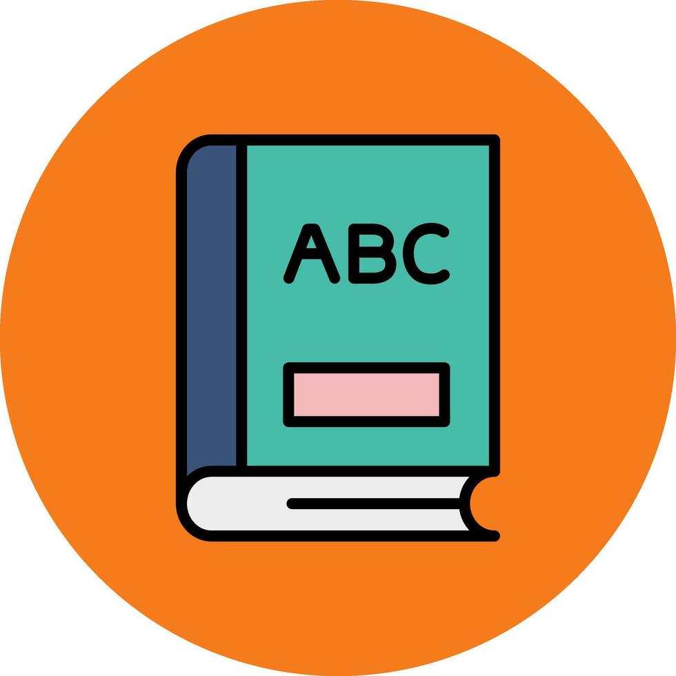 Alphabet Filled Multi Circle Icon vector