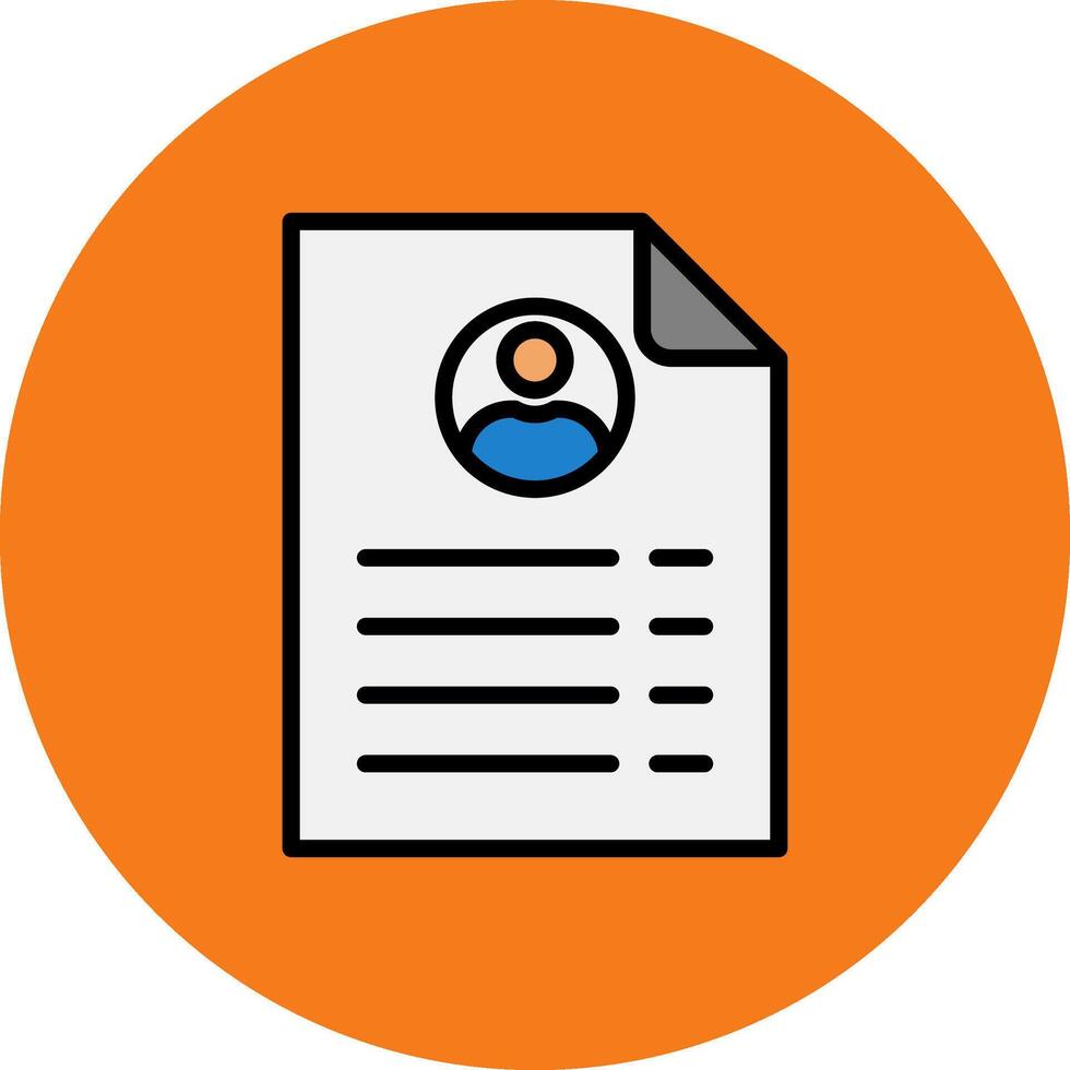 Employment Filled Multi Circle Icon vector