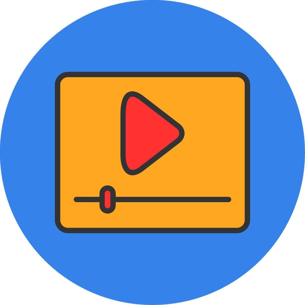 Editor Filled Multi Circle Icon vector
