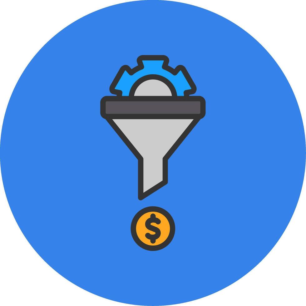 Conversion Filled Multi Circle Icon vector