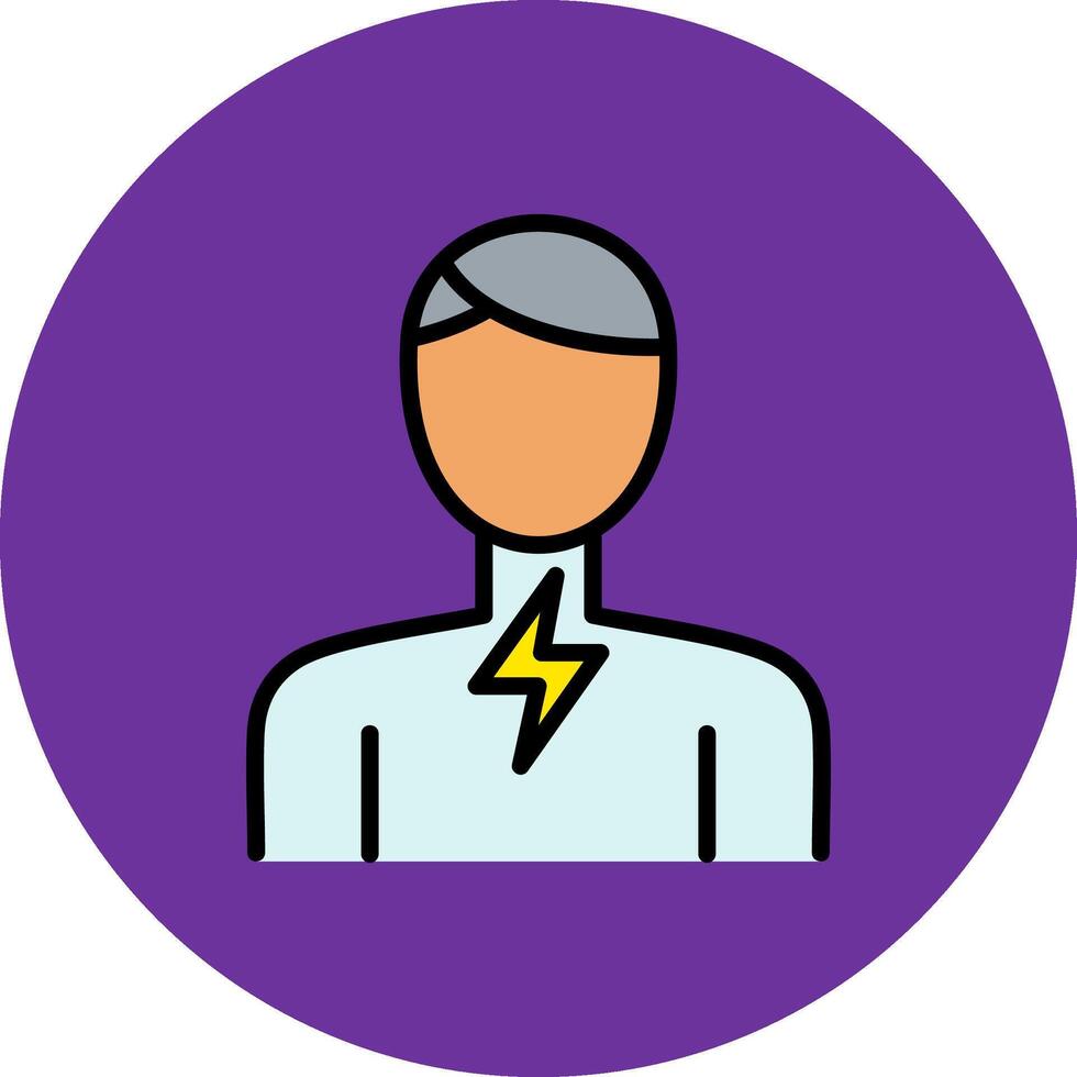 Sore Throat Filled Multi Circle Icon vector