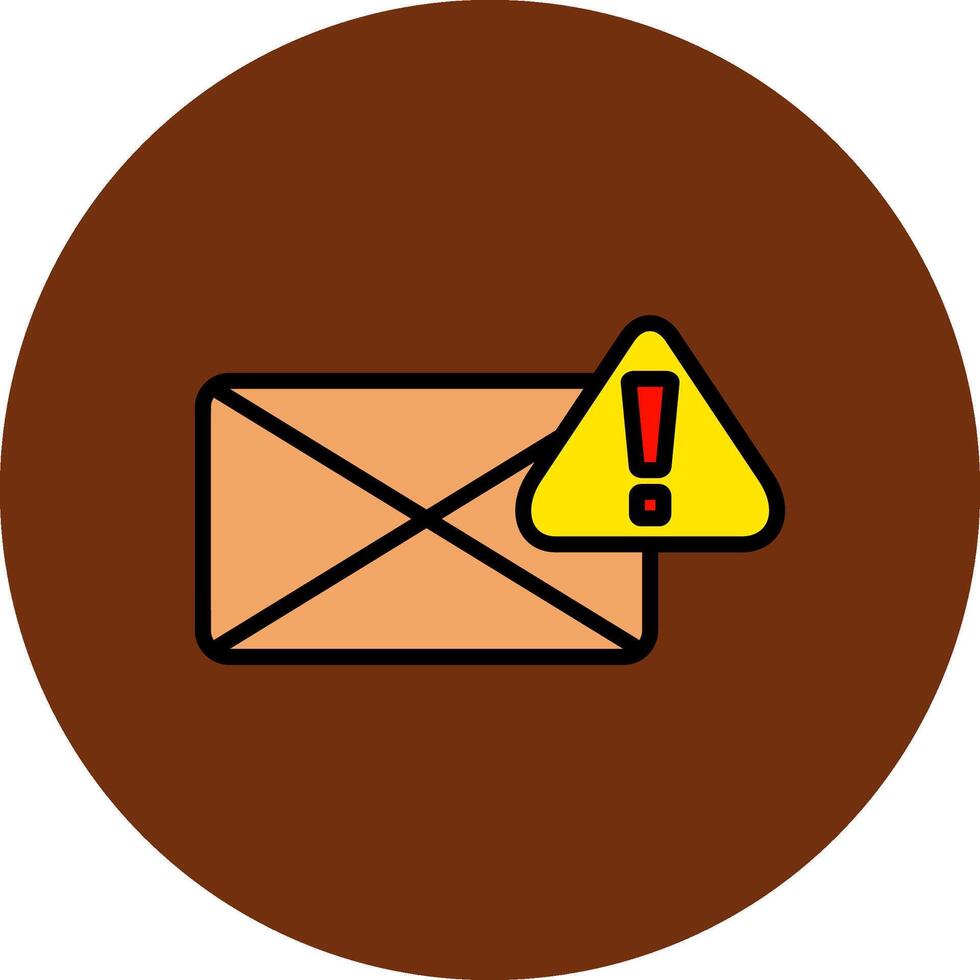 Spam Filled Multi Circle Icon vector