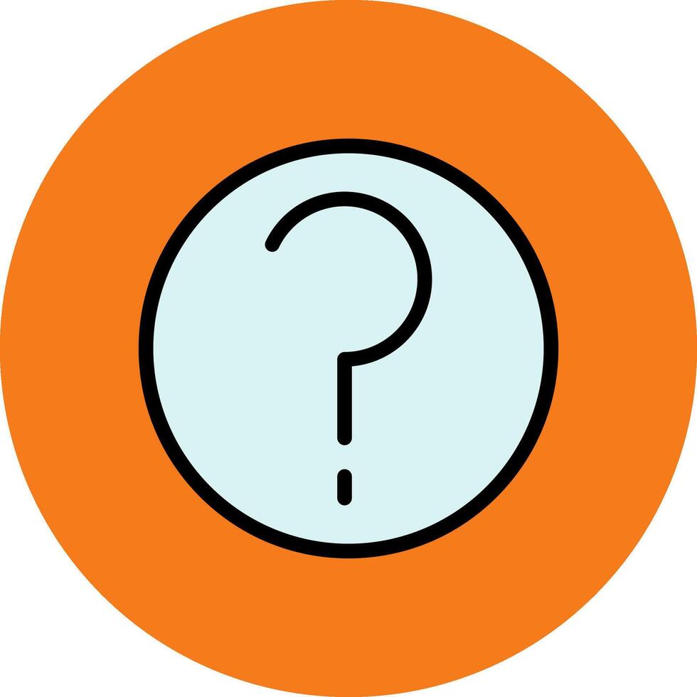 Help Filled Multi Circle Icon vector