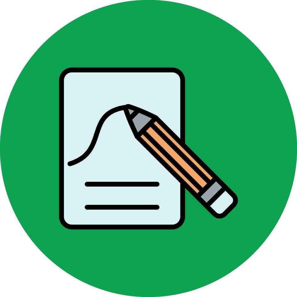 Sketch Filled Multi Circle Icon vector
