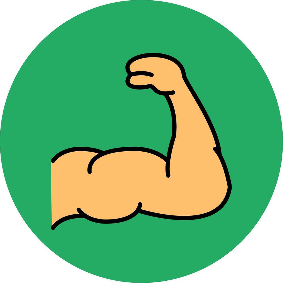 Strong Filled Multi Circle Icon vector
