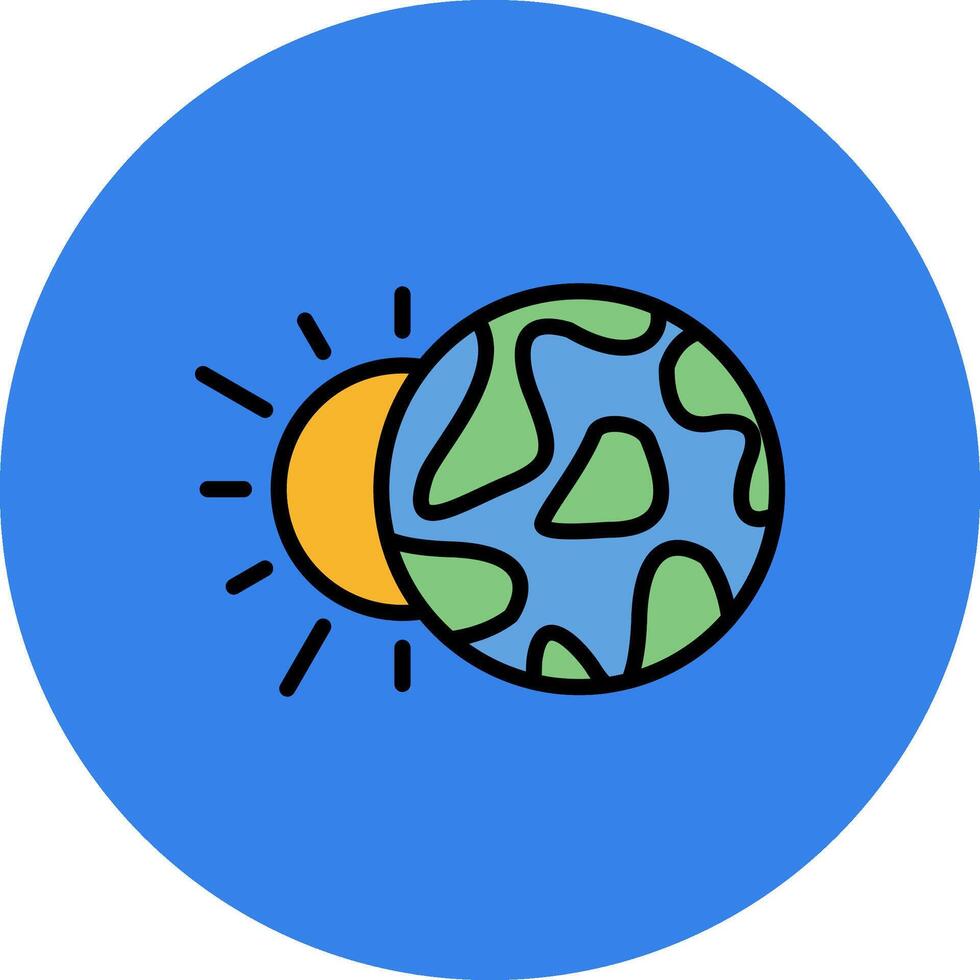Eclipse Filled Multi Circle Icon vector
