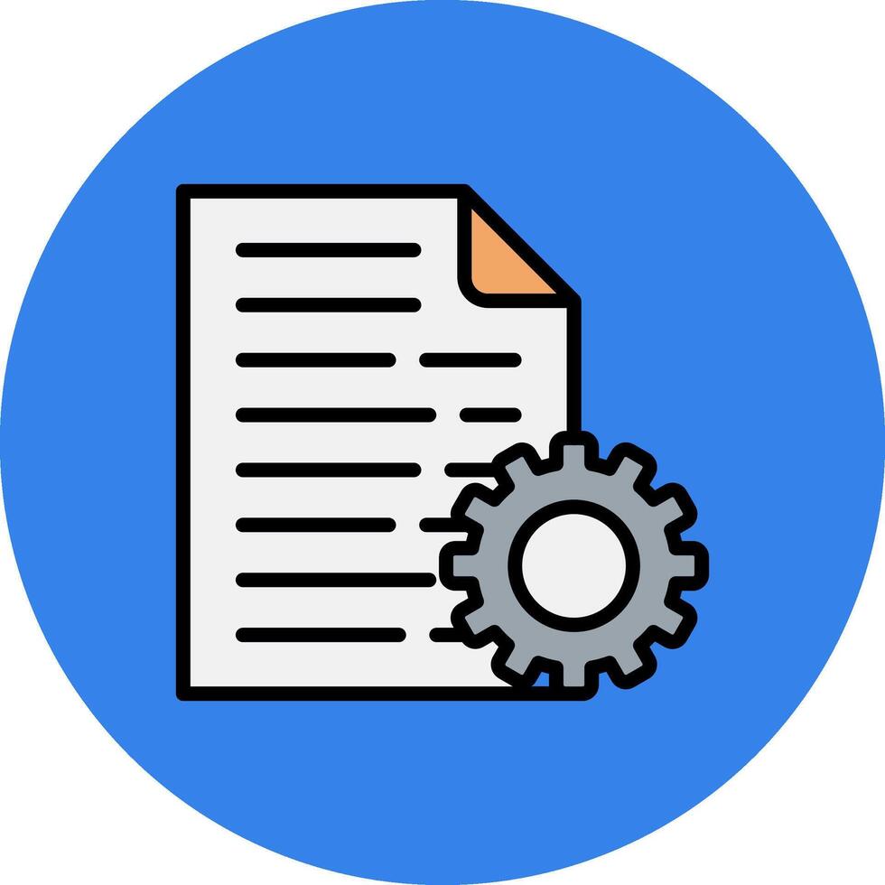 Document Setting Icon vector