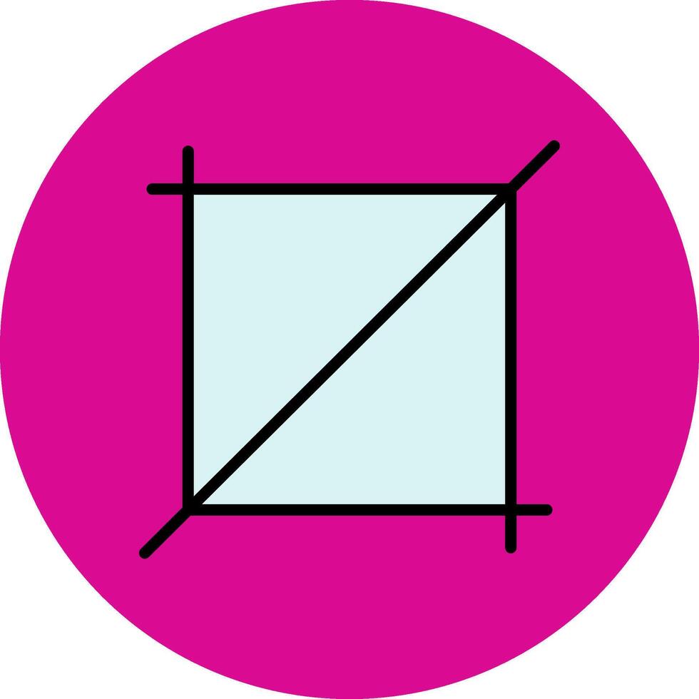 Crop Filled Multi Circle Icon vector