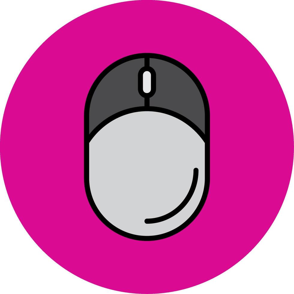 Mouse Filled Multi Circle Icon vector