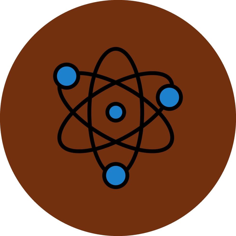 Neucleus Filled Multi Circle Icon vector