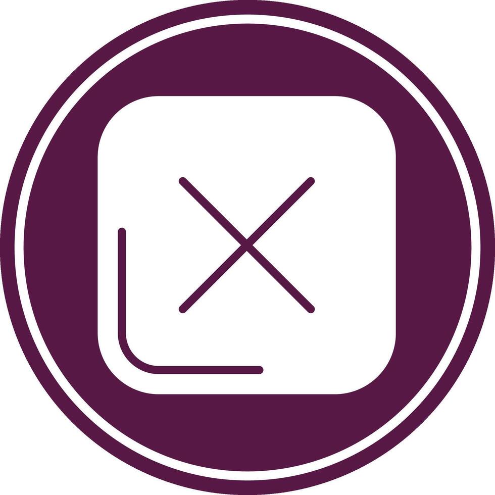Interface Glyph Circle Icon vector