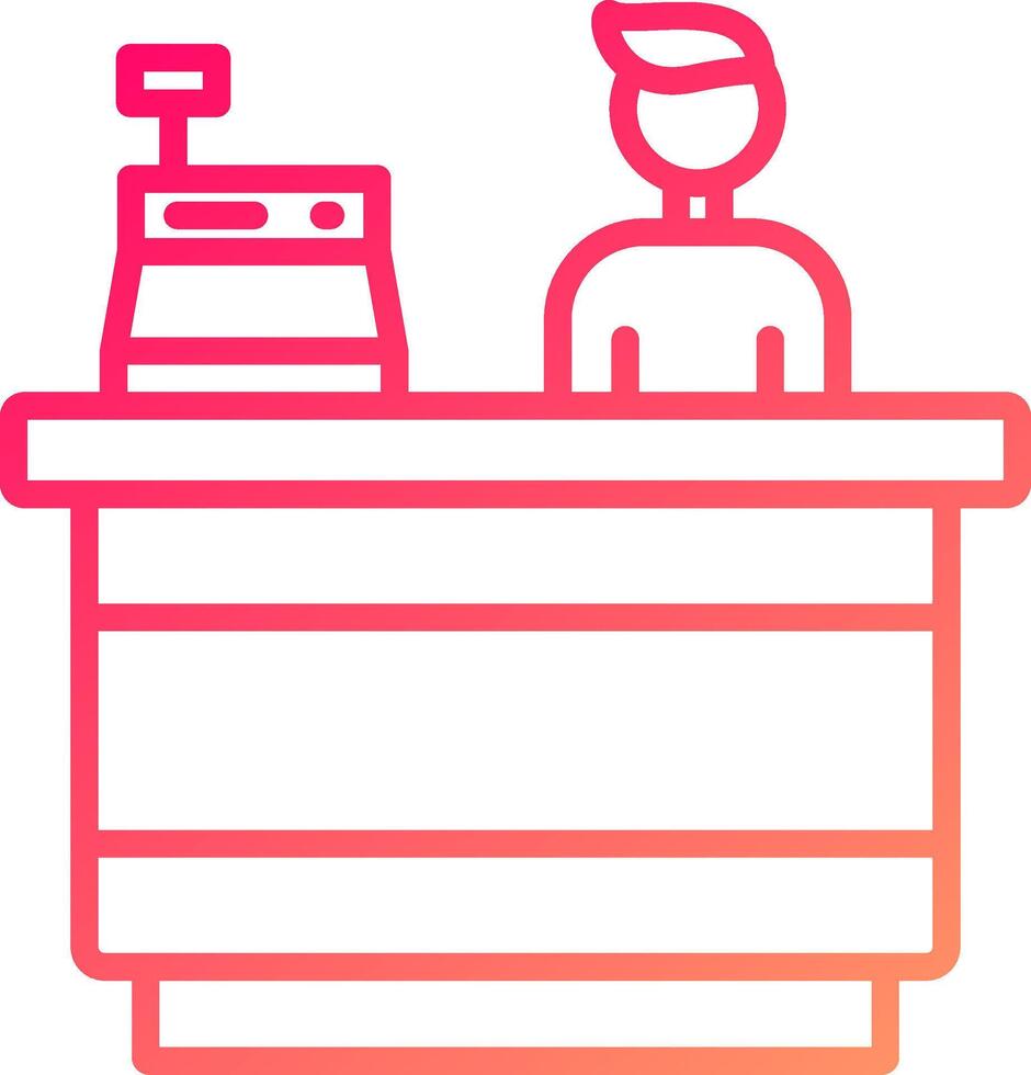 Cashier Icon Design vector