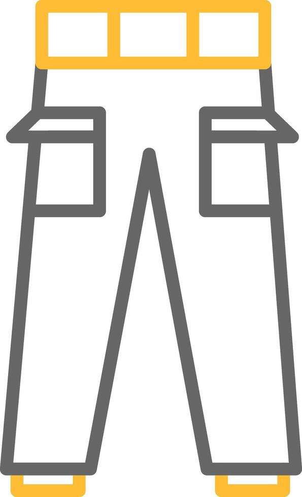 Trousers Icon Design vector