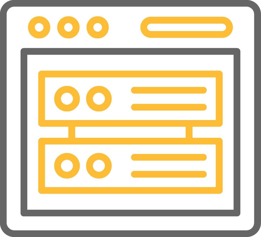 Database Icon Design vector