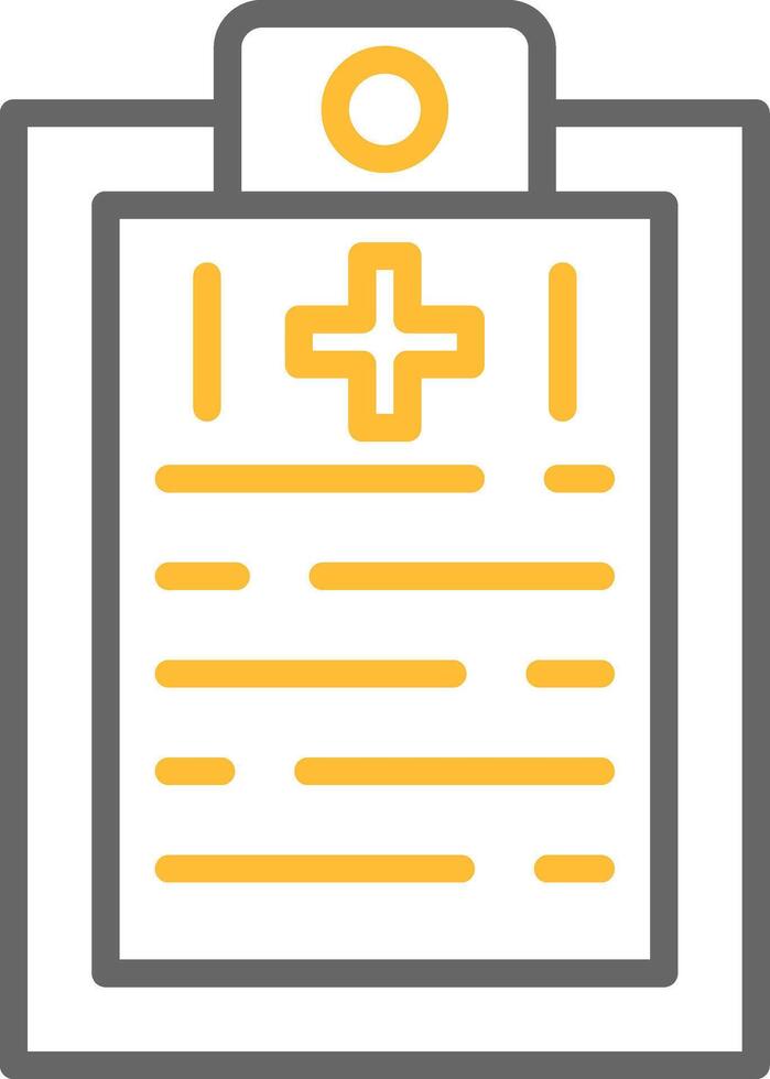 Medical History Icon Design vector