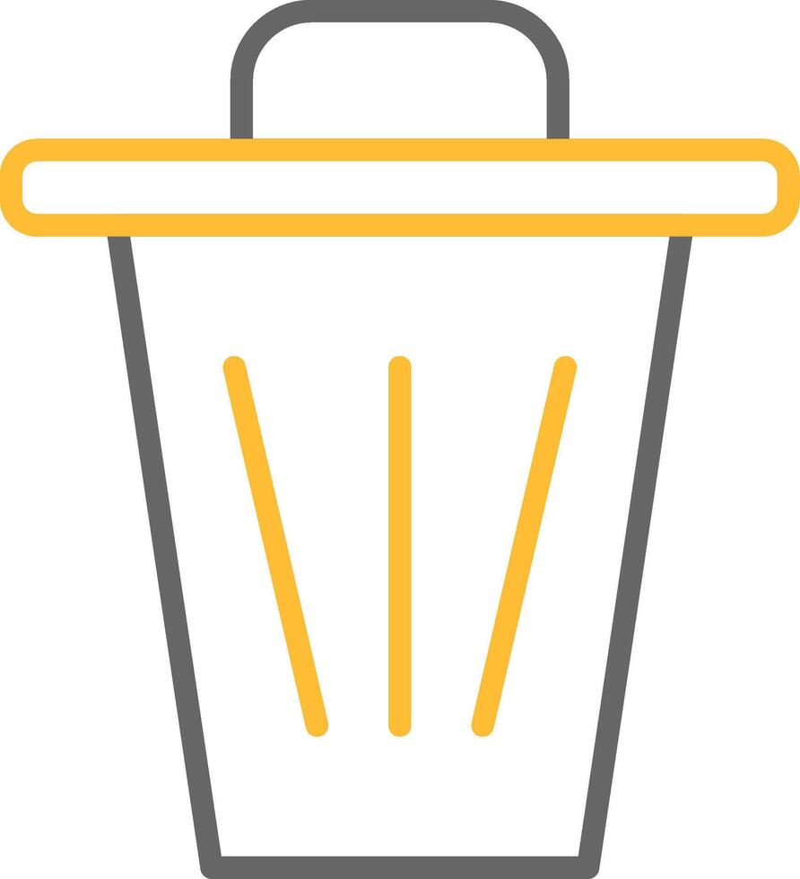 Dustbin Icon Design vector