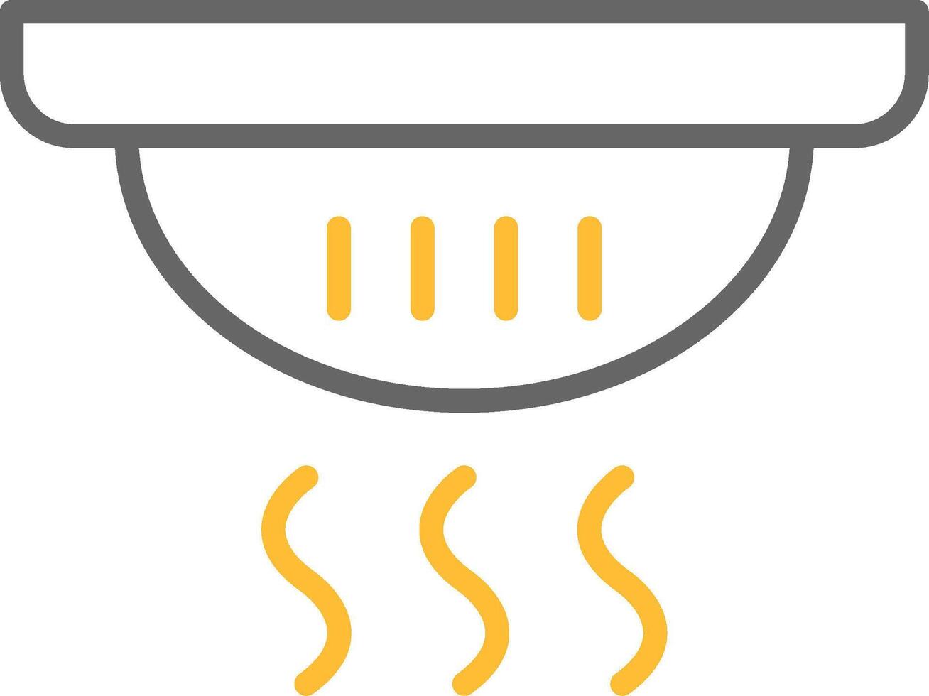 Smoke Detector Icon Design vector