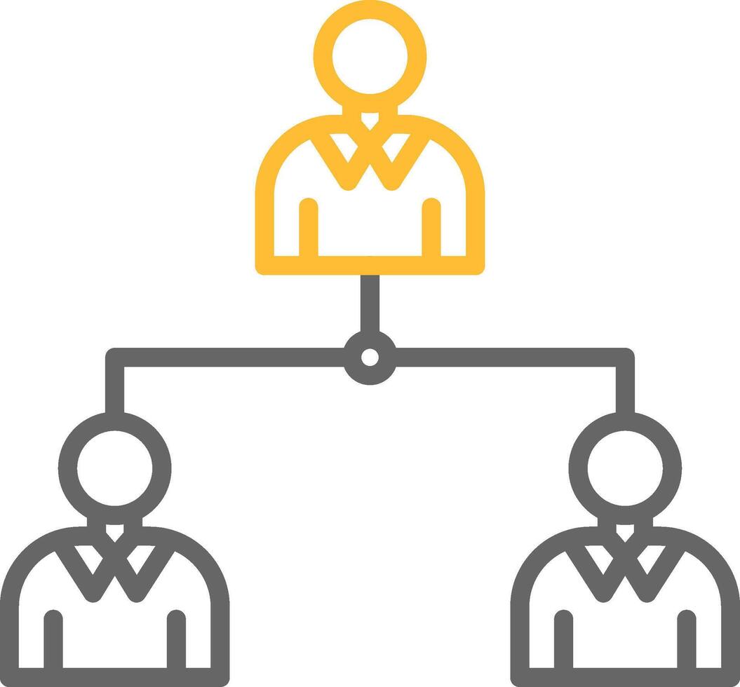 Hierarchy Icon Design vector