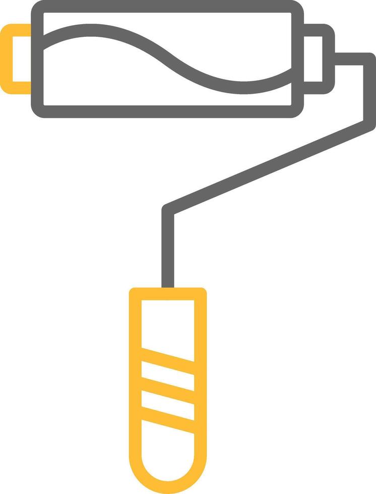 Paint Roller Icon Design vector