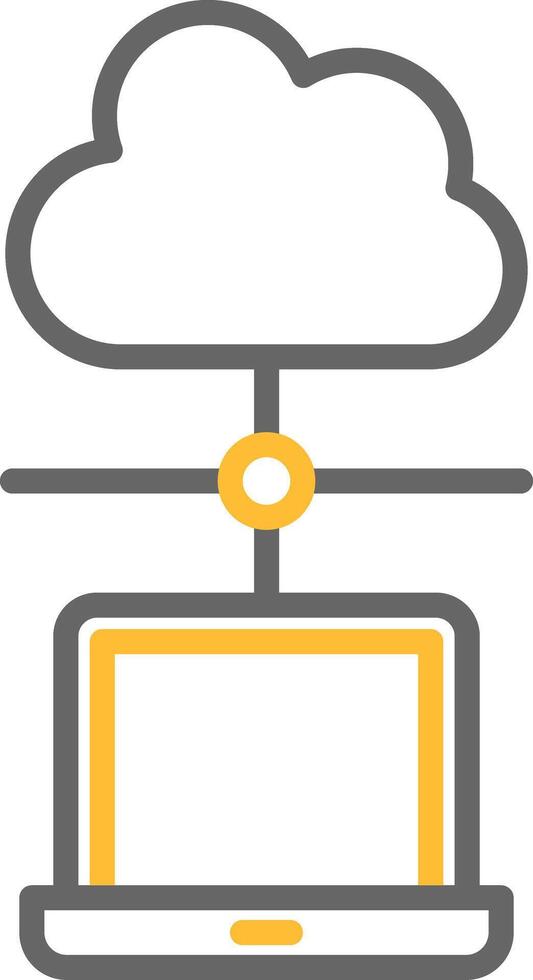 Cloud Network Icon Design vector