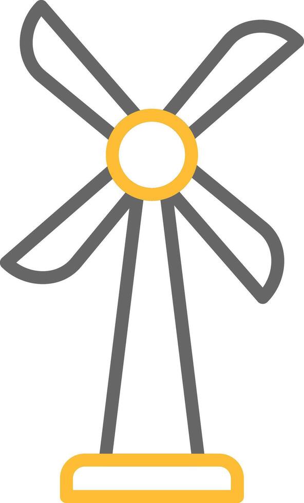 Wind Turbine Icon Design vector