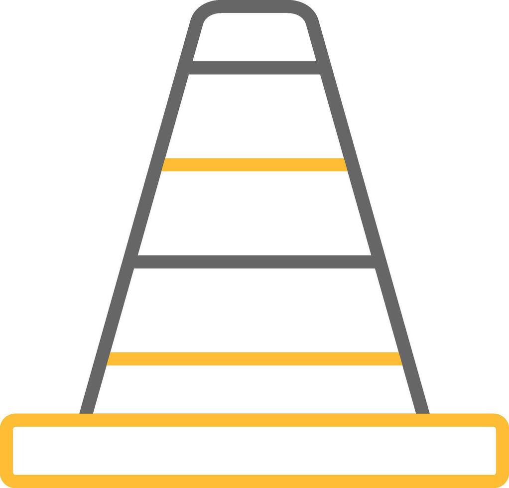 Traffic Cone Icon Design vector