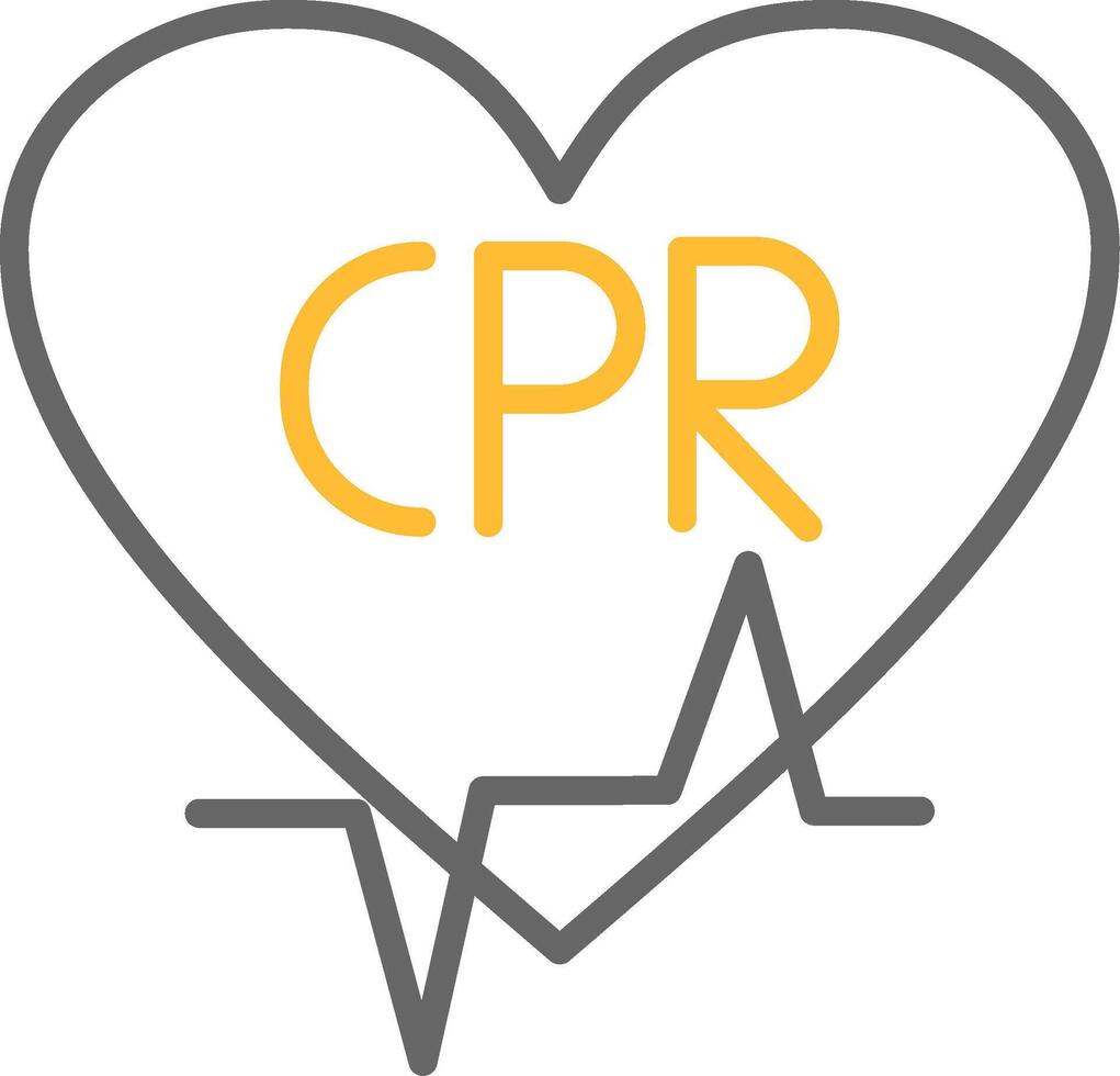 CPR Icon Design vector