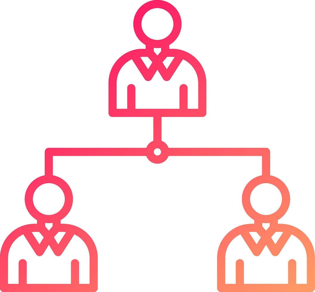 Hierarchy Icon Design vector