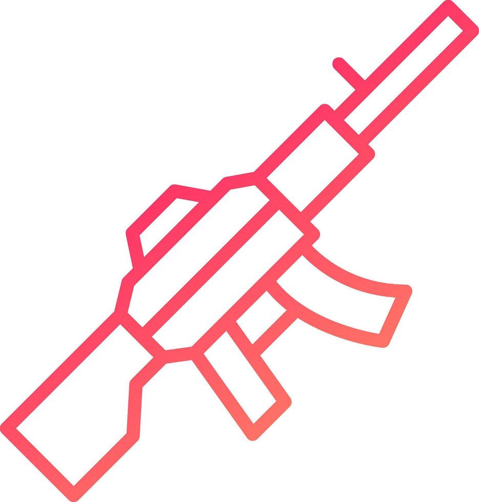 Machine Gun Icon Design vector
