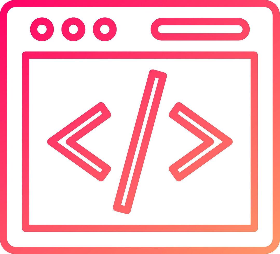 Html Icon Design vector