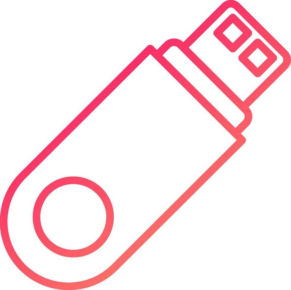 Usb Flash Drive Icon Design vector