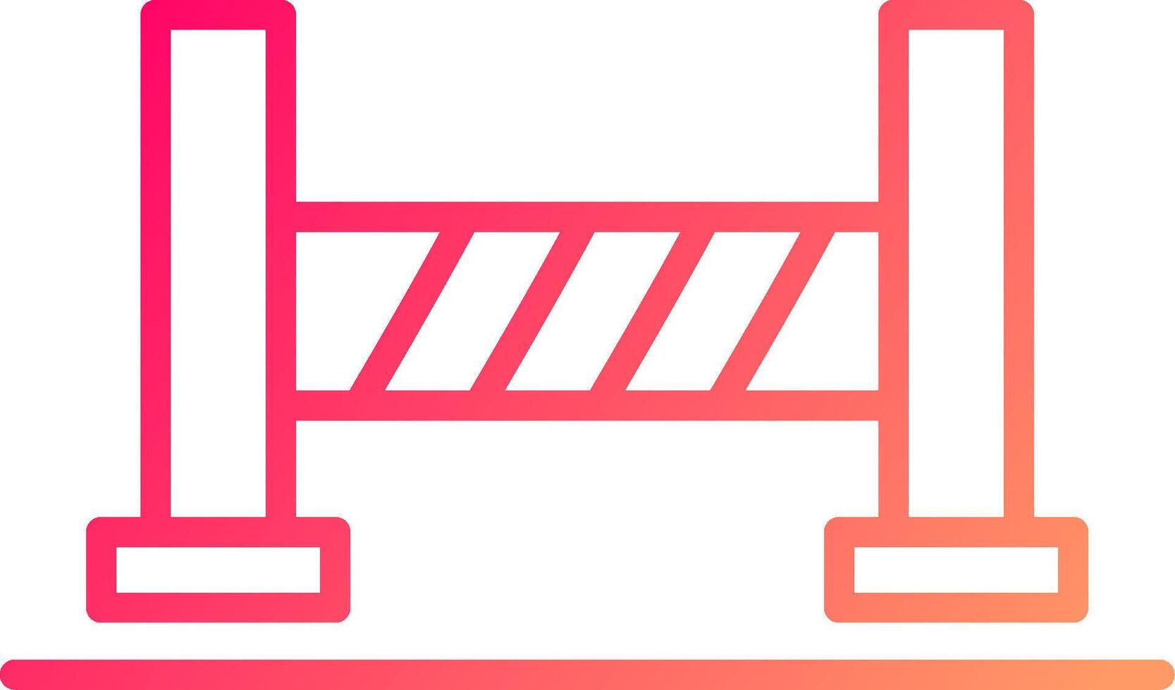 Barrier Icon Design vector