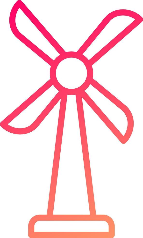 Wind Turbine Icon Design vector