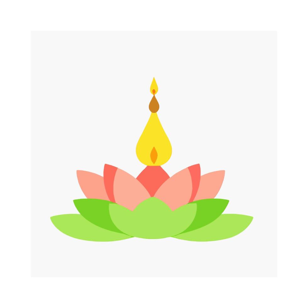 Loy Krathong Festival Thai Celebration Water vector