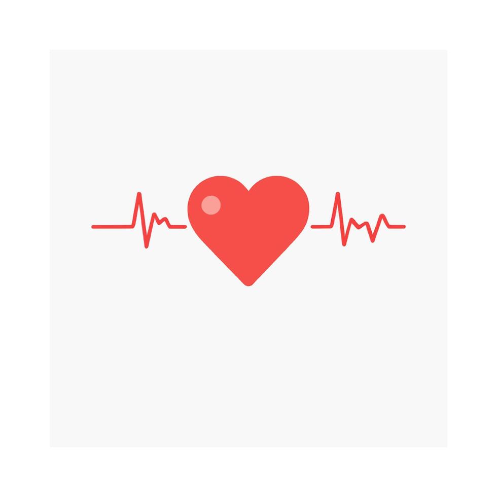 Heart Beat Pulse Rhythm Health Life vector
