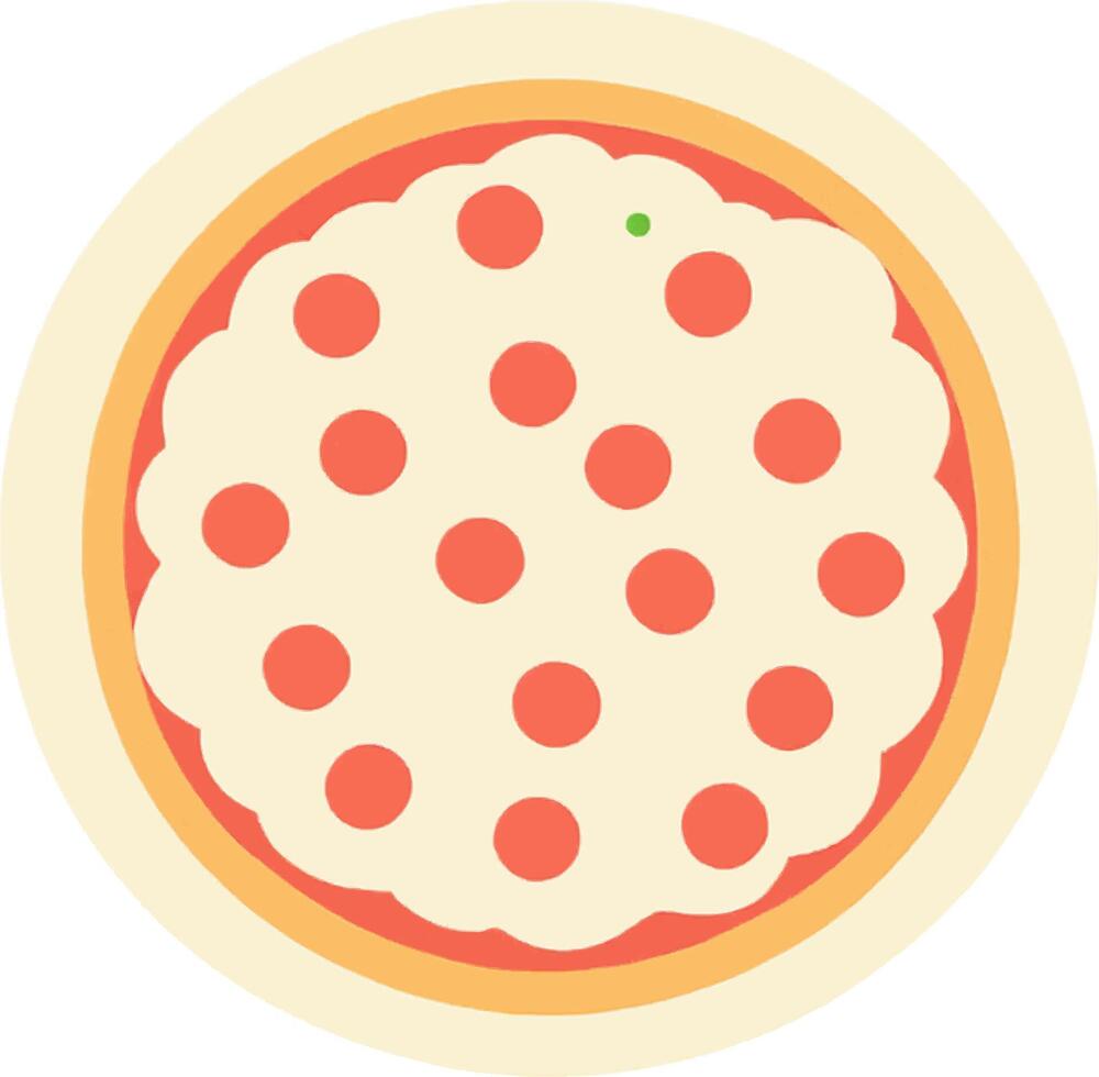 Pizza Cheese Crust Italian Topping Slice vector