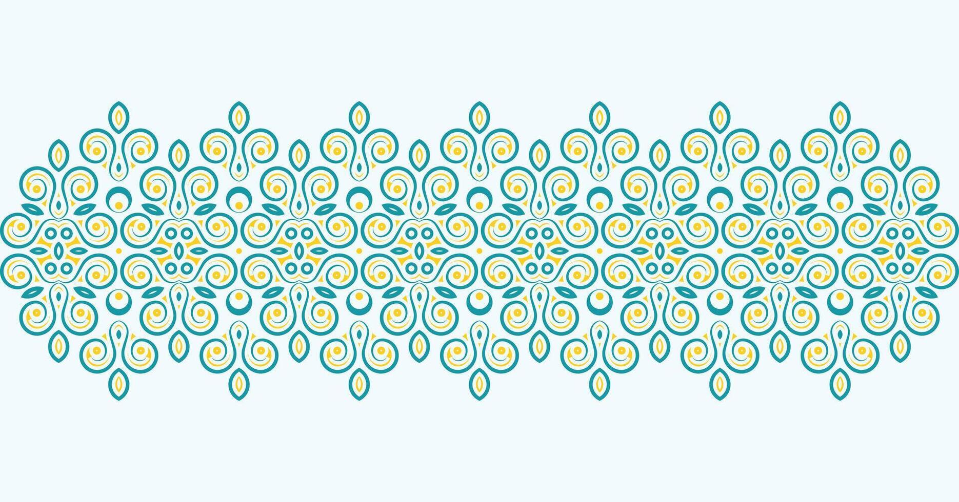 colorful pattern border pattern design vector