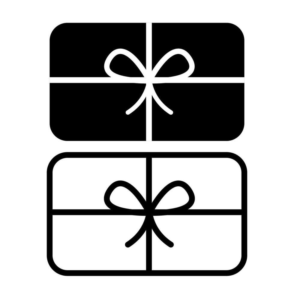 gift card icon vector