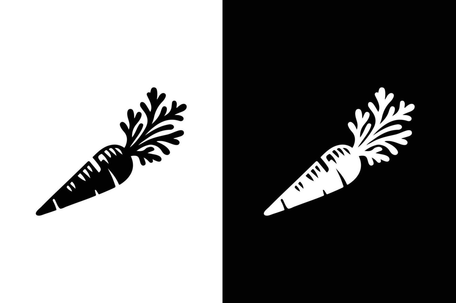 Carrot icon vegetable illustration design vector
